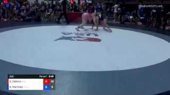 200 lbs Round 5 (10 Team) - Samantha Calkins, MDWA vs Katianna Martinez, SCVWA