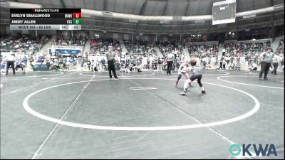 60 lbs Semifinal - Evelyn Smallwood, Dark Cloud Wrestling Club vs Jimmy Allen, Owasso Takedown Club