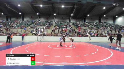 140 lbs Consi Of 4 - Owen Savage, Commerce Wrestling Club vs Mario Bexley, Bremen Takedown Club