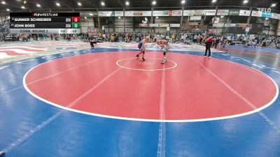 120 lbs Cons. Round 2 - John Boes, Stanley County AAU vs Gunner Schreiber, Stanley County AAU