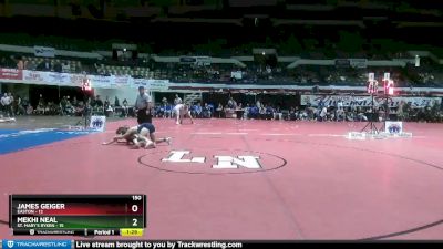 150 lbs Placement Matches (8 Team) - Mekhi Neal, St. Mary`s Ryken vs James Geiger, Easton
