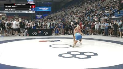 115 lbs Champ. Rd Of 64 - Lauren Whitt, Iowa vs Ava Schultz, Minnesota