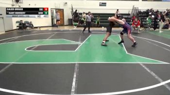 170 lbs 5th Place Match - Hart Berkery, Homewood Middle School vs Caleb Griggs, Simmons Middle School