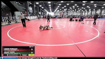 84 lbs Rd# 7- 10:45am Saturday Final Pool - Jaxon Moralez, Agression Legionaries vs Grant Davis, Minnesota Funky Singlets