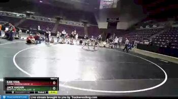 63 lbs Round 4 (10 Team) - Jace Hauan, Bear Cave Wrestling Club vs Ean Vigil, Victory Training Center