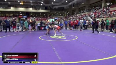 118 lbs Quarterfinal - Mia Anderson, NE vs Marli Arbona, OK