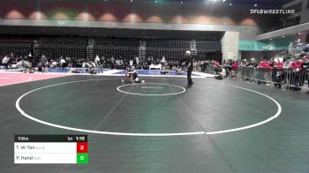 113 lbs Quarterfinal - Tabiah Walwyn-Ton, Allen vs Peyton Hand, Choctaw