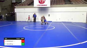 120+ Round 2 - Ethan Spradling, California vs Lucas Labrecque, El Capitan Gaucho Youth Wrestling