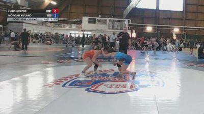 116 kg Quarterfinal - Lyric Hetzer, Wowtc vs Morgan Hyland, Misdirection