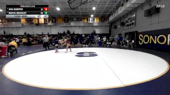 145 lbs Cons. Semi - Maiya Bradley, Vista Murrieta vs Ava Damitio, San Clemente