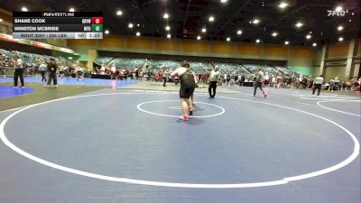 285 lbs Round Of 16 - Shane Cook, Grand View vs Winston McBride, Wyoming