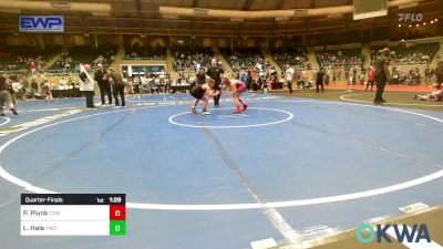 110 lbs Quarterfinal - Preston Plunk, Coweta Tiger Wrestling vs Levi Hale, Powerhouse Wrestling Club