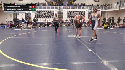 189 lbs Consy 8 - Hunter Snyder, Greater Latrobe vs Mario Hutcherson, Kiski Area