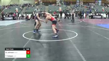 156 lbs Semifinal - Brodie Johnson, Oakdale vs Tyler Hodges, Clovis