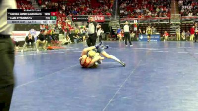 3A-113 lbs Cons. Round 3 - Liam Fitzgibbon, Pleasant Valley vs George-Grant Mavromatis, Valley, West Des Moines
