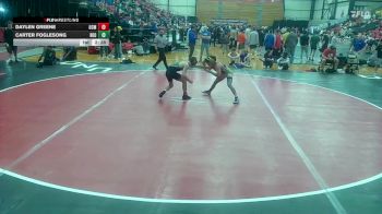 125 lbs Cons. Round 2 - Daylen Greene, Central Missouri vs Carter Foglesong, NEO