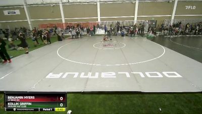 67 lbs Quarterfinal - Kollin Griffin, Siuslaw Mat Club vs Benjamin Myers, LV Bear WC