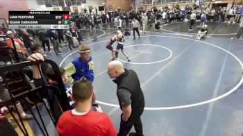 126 lbs Cons. Round 4 - Liam Fletcher, Mt. Spokane vs Elijah Cabaluna, Gonzaga Prep