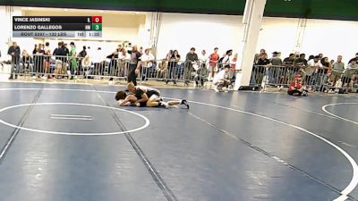 132 lbs Consi Of 32 #2 - Vince Jasinski, IL vs Lorenzo Gallegos, NM