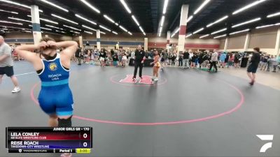 170 lbs Semifinal - Lela Conley, NB Elite Wrestling Club vs Reise Roach, Takedown-City Wrestling