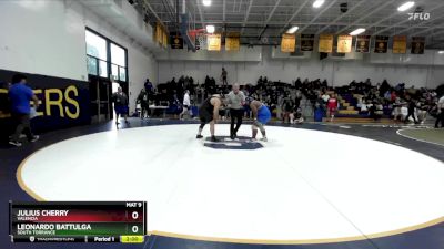 285 lbs Champ. Round 2 - Leonardo Battulga, South Torrance vs Julius Cherry, Valencia