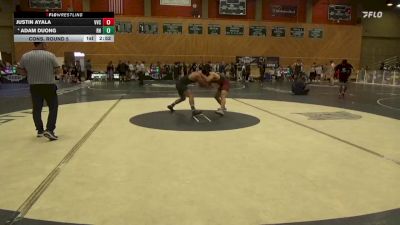 149 lbs Cons. Round 5 - Adam Duong, Rio Hondo College vs Justin Ayala, Victor Valley College