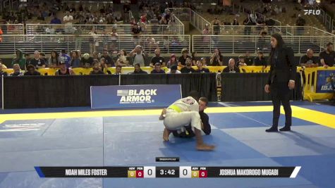 Joshua Makorogo Mugabi vs Noah Miles Foster 2025 Pan Kids Jiu-Jitsu IBJJF Championship