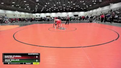 150 lbs Quarterfinal - Hunter Sturgill, Baylor School vs Wade Wallace, Cleveland