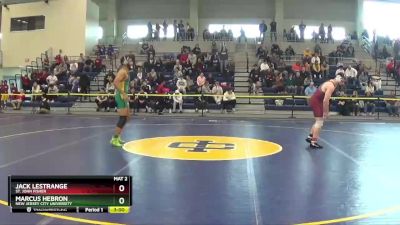 184 lbs Prelim - Marcus Hebron, New Jersey City University vs Jack Lestrange, St. John Fisher