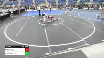 130 lbs Consolation - Michael Dickinson, All American Training Center vs Angelo Montoya, Santa Fe