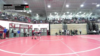 106 lbs Cons. Round 3 - Jayland Davis, Fort Wayne Snider vs Reid Hayworth, Lafayette Harrison