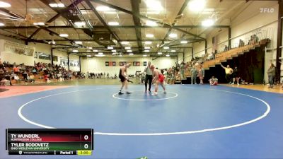 165 lbs Champ. Round 2 - Ty Wunderl, Huntingdon College vs Tyler Bodovetz, Ohio Wesleyan University
