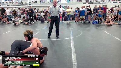 110 lbs Cons. Round 1 - Macsen McCaddon, Lion?s Den Wrestling Club vs Luke Piedrahita, Art In Motion