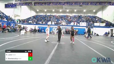 Final - Rayden Lane, Midwest City Bombers Youth Wrestling Club vs Clay Blankenship, Mustang Bronco Wrestling Club