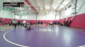 184 lbs Champ. Round 2 - Giancarlo Tolentino, Palomar College vs Jakob Blake, Chabot College