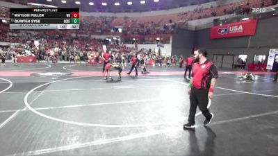 78 lbs 1st Place Match - Waylon Fuller, Wisconsin Rapids vs Quinten Syse, Pec-Argyle Youth Wrestling