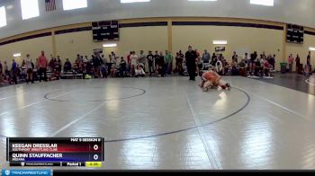 120 lbs Cons. Round 2 - Keegan Dresslar, Southport Wrestling Club vs Quinn Stauffacher, Indiana