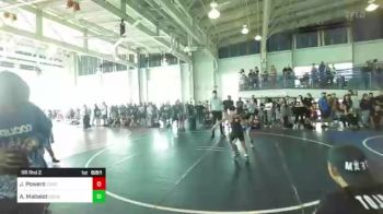 87 lbs Rr Rnd 2 - Jayce Powers, Coachella Valley WC vs Abram Mabalot, SoCal Grappling