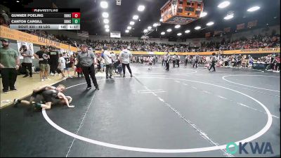 46 lbs Rr Rnd 2 - Gunner Poeling, Duncan Demon Wrestling vs Canton Cargill, Duncan Demon Wrestling