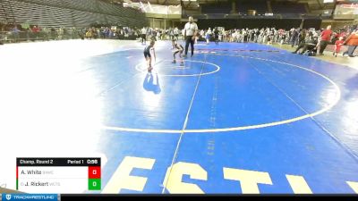 59 lbs Champ. Round 2 - Jasper Rickert, Wrestling Club Tacoma Slam vs Andrew White, Bethel AllStars Wrestling Club