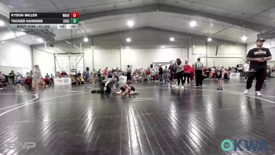 43 lbs Consolation - Kyson Miller, Wagoner Takedown Club vs Tucker Hawkins, Checotah Matcats