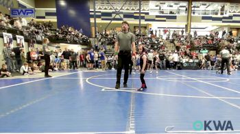 46 lbs Round Of 16 - Nolan Elwell, Mustang Bronco Wrestling Club vs Daniel Kelly, Hennessey Takedown Club