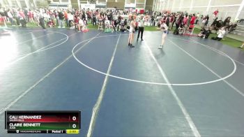 125 lbs Quarterfinal - Cali Hernandez, Salem Hills vs Claire Bennett, Juab