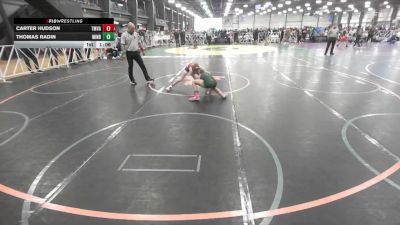 92 lbs Round 1 (9am Saturday) - Carter Hudson, Team VA/USA vs Thomas Radin, Minion Black