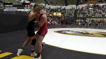 165 lbs Quarterfinal - Maxx Mayfield, Missouri vs Owen Eck, Oklahoma
