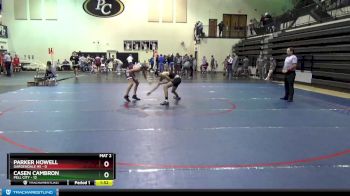 138 lbs Cross Bracket (8 Team) - Parker Howell, Gardendale Hs vs Casen Cambron, Pell City