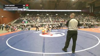 2A-165 lbs 1st Place Match - Flint Linford, Cokeville vs Caiden Sorenson, Greybull/Riverside