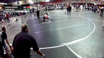53 lbs Cons. Semi - Trennin May, Chase County Wrestling Club vs Lyndon Johnson, West Point Wrestling Club