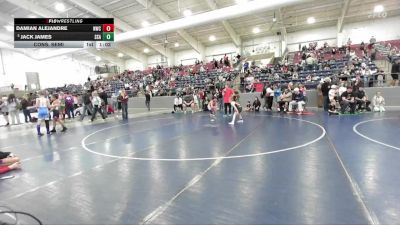 60 lbs Cons. Semi - Jack James, Sublime Wrestling Academy vs Damian Alejandre, Northside Wrestling Club