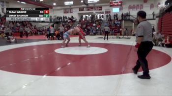 285 lbs 3rd Place Match - Brady Shannon, Northeast Community vs Sloan Weaver, Clinton